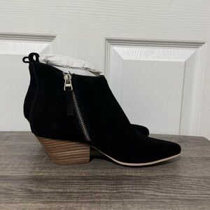 NWT Dolce Vita Pearse Suede Black Boots Size 6